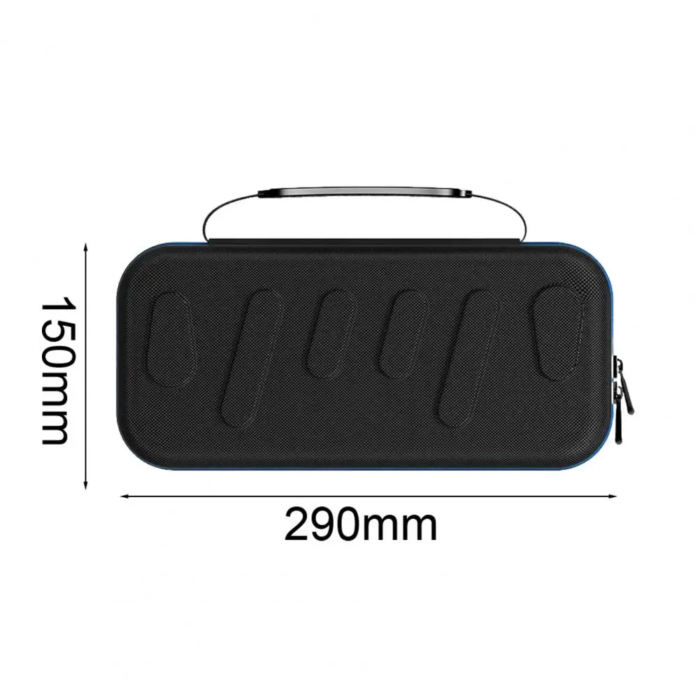 2025 Carrying Case with Game Card Slots Large Capacity Zipper Closure Shockproof Impact Resistant Console Storage Bag for Switch