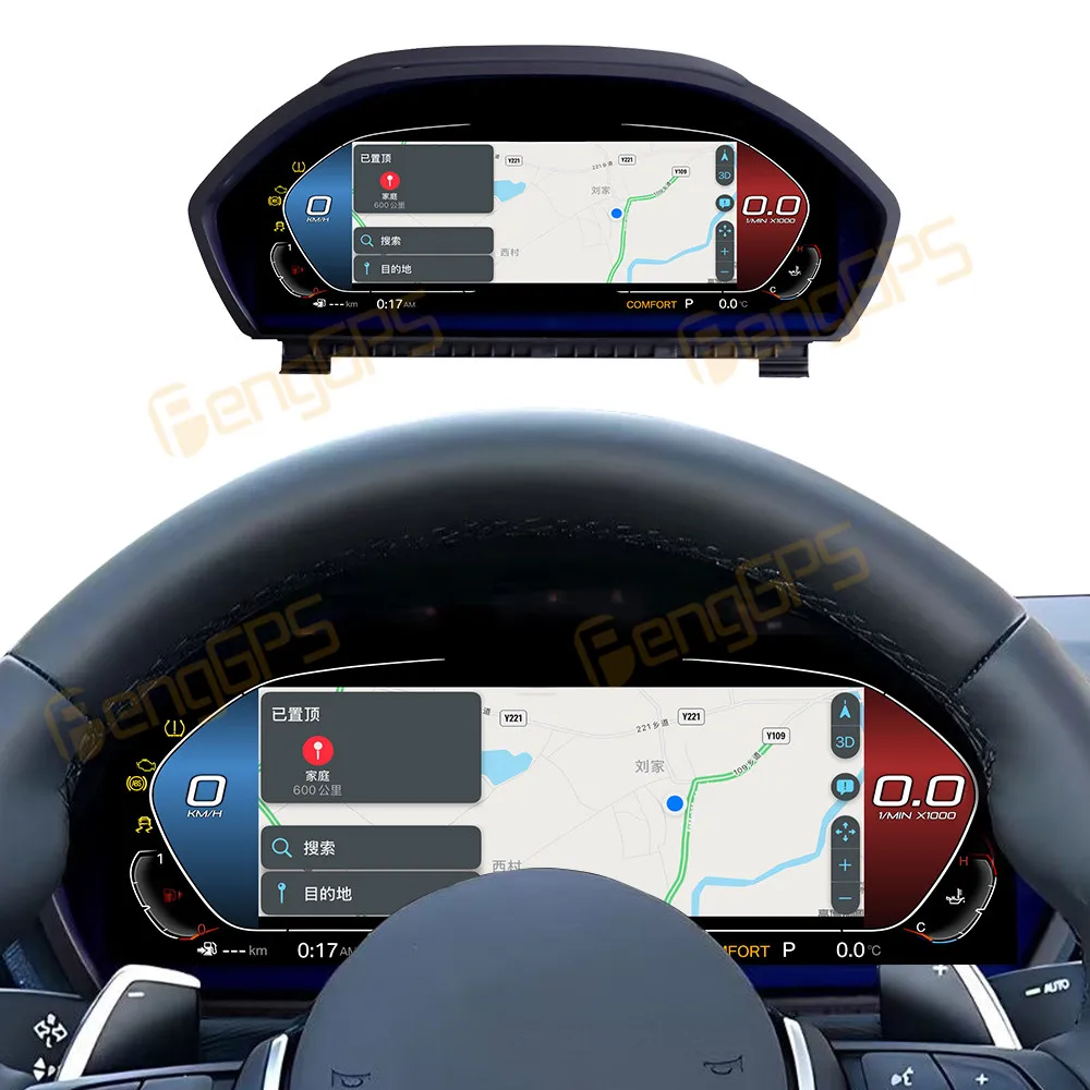 

Цифровая LCD-панель приборов для BMW 3 и 4 серии F30 F31 F32 F33 F36 2013-2020, спидометр, одометр, дисплей приборной панели