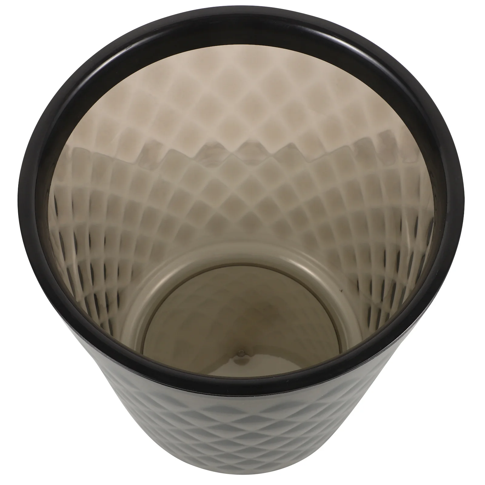 

Household Trash Can Plastic Waste Bin For Kitchen Bedroom Bathroom Office Compact Garbage Container With Pressing Ring