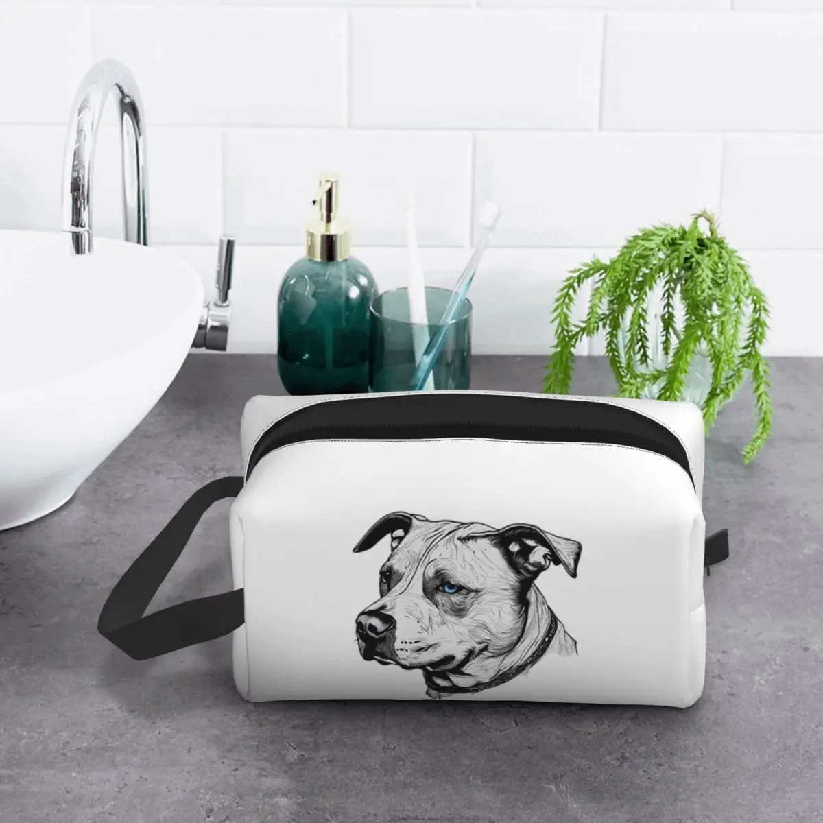 linha-minimalista-pitbull-com-olhos-azuis-saco-de-maquiagem-organizador-de-cosmeticos-armazenamento-dopp-kit-de-higiene-pessoal-saco-de-cosmeticos-lapis-caso