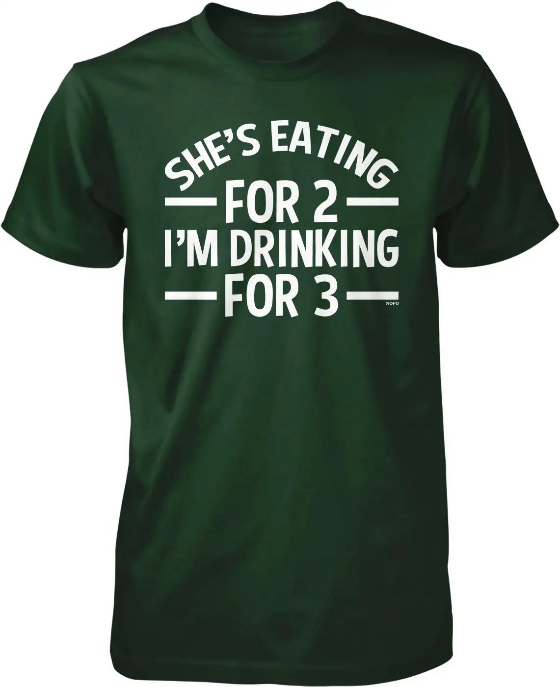 She's Eating For 2 I'm Drinking 3 Men's T shirt NOFO_01315