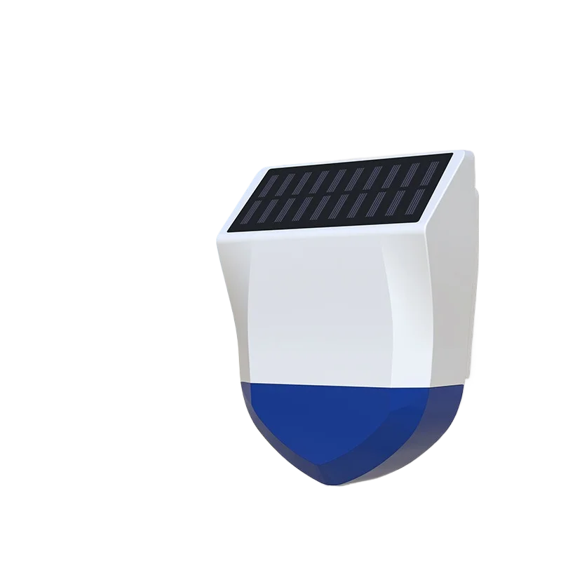 NEO Tuya WiFi Solar Siren Alarm Outdoor Sound & Light Alarm IPX5 Waterproof Tamper-Proof Home Security Monitor