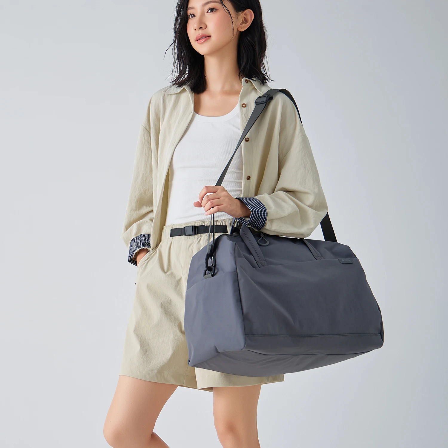 

EPOL Large Capacity Shoulder Bag 2025 Casual Fashion Nylon Women's Handbags Canvas Sports Travel Waterproof Tote Bags 3063-09