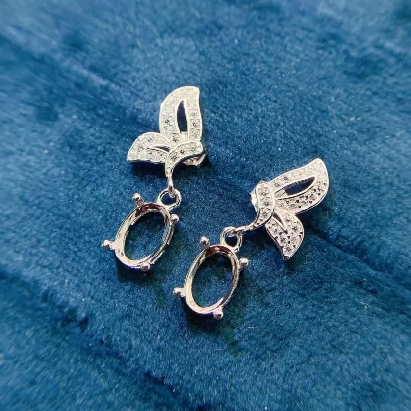 

Серьги-гвоздики из серебра 925 пробы с очаровательным дизайном, 5 мм * 7 мм, овальные серьги-гвоздики с полукреплением из драгоценного камня и толстым позолоченным покрытием, не вызывает аллергии