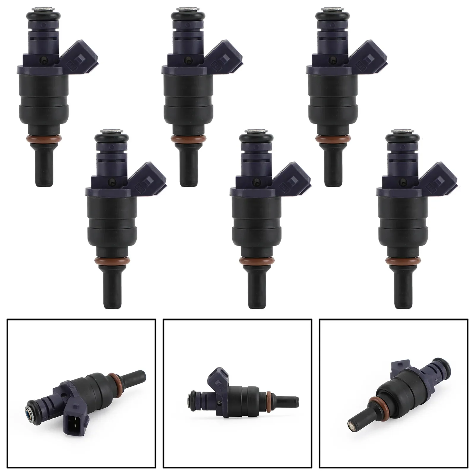 Set of 6 Fuel Injectors For Siemens 01-06 BMW 330CI 330I 530I X3 X5 Z3 Z4 3.0 13641439800 FREE SHIPPING!!!