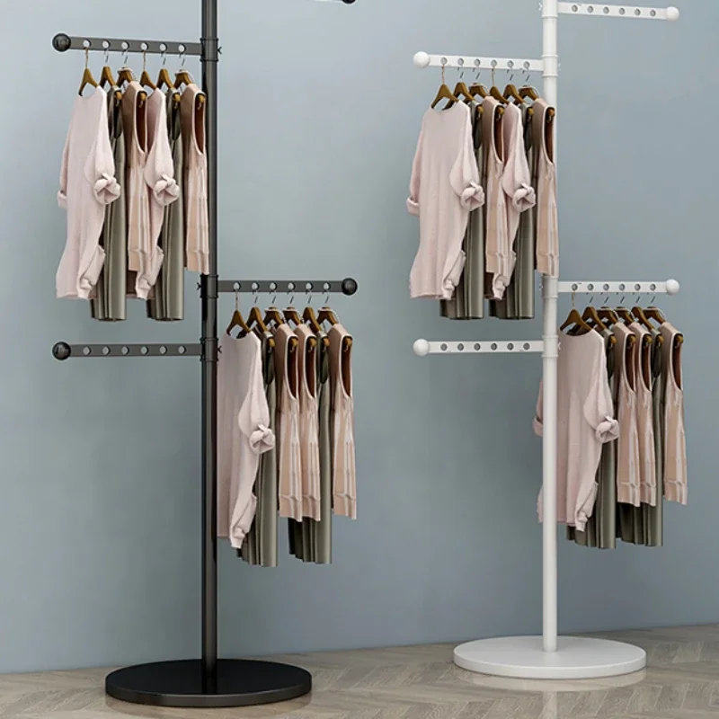 Bathroom Girls Aesthetic Clothes Rack Boutique Pole Jacket Gold Minimalist Coat Hanger Stand Hat Rack Hallway Furniture