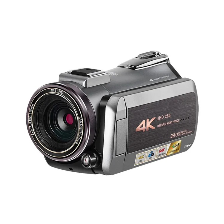 4K Live Streaming Digital Video Camera AZ50 13MP 64X Zoom Professional Camcorder with WiFi Face Capture Vlog Camera 4K HD