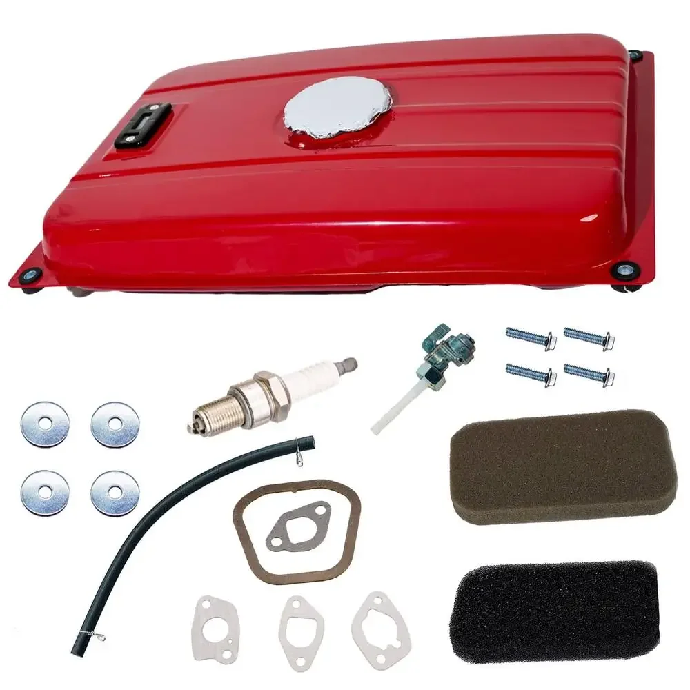 Universal 5 Gallon Fuel Tank Honda EC2500 Predator 4000 Generator with Built-in Fuel Gauge Rubber Grommets Mounting Sizes