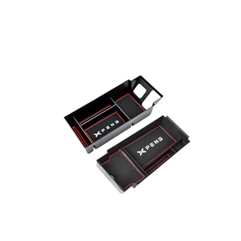 

For XPeng P7 P7i 2022- 2025 Interior Car Central Control Armrest Storage Box Car Built-in Box Accessories