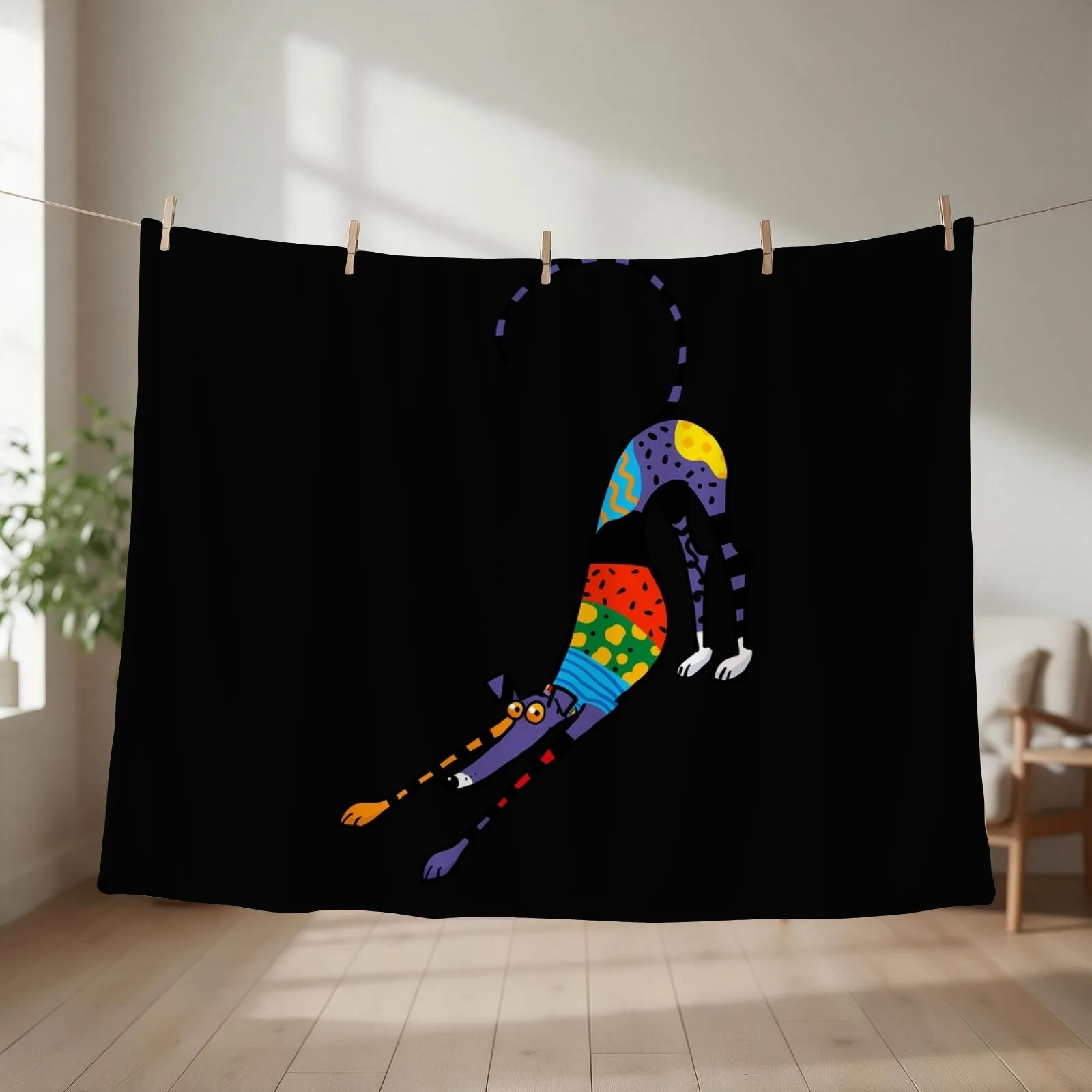 Kaleidoscope Bowdown Throw Blanket