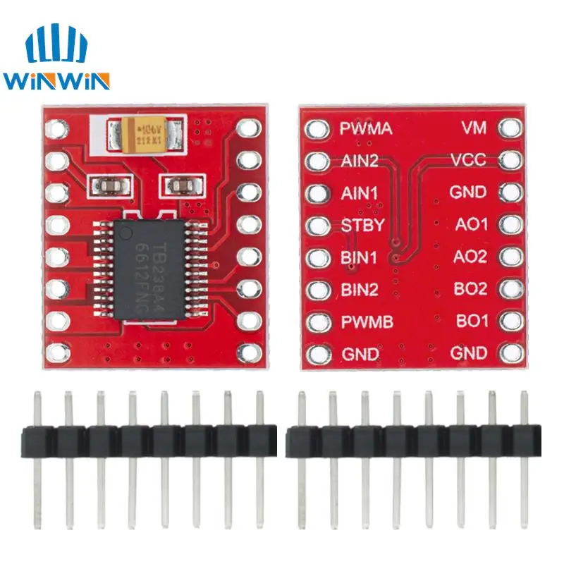 TB6612 Dual Motor Driver 1A TB6612FNG for Arduino Microcontroller Better than L298N