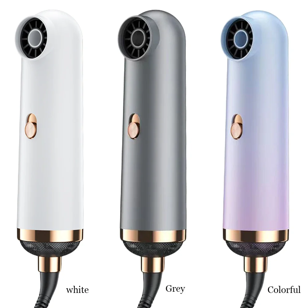 

Mini Blower Drier 3 Speeds Portable Travel Hair Dryer Bladeless Hair Straightening Comb Anti-Winding Travel Bathroom Appliances