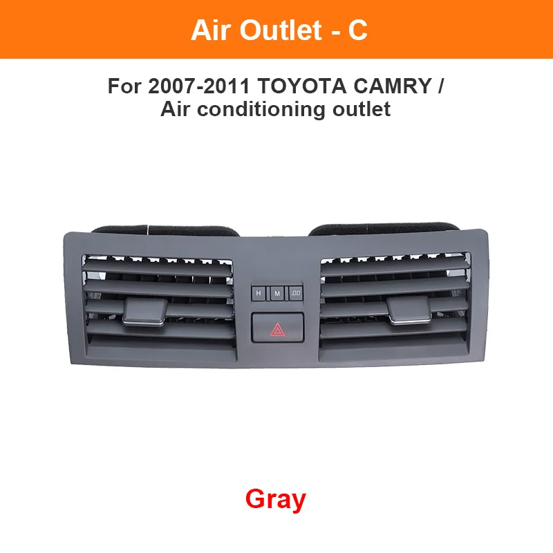 For TOYOTA HULIX 2008-2014 /CAMRY 2007-2011 /CAMRY 2012-2013 Rear Seat Anti Dust Air conditioning outlet cover