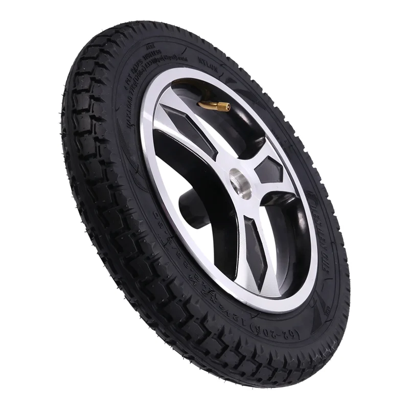 Precision Elderly Electric Wheelchair Scooter 12Inch Wheel 12 1/2X2 1/4 Pneumatic Tire Inner Tube Wheel Hub Equipment Ti image 3