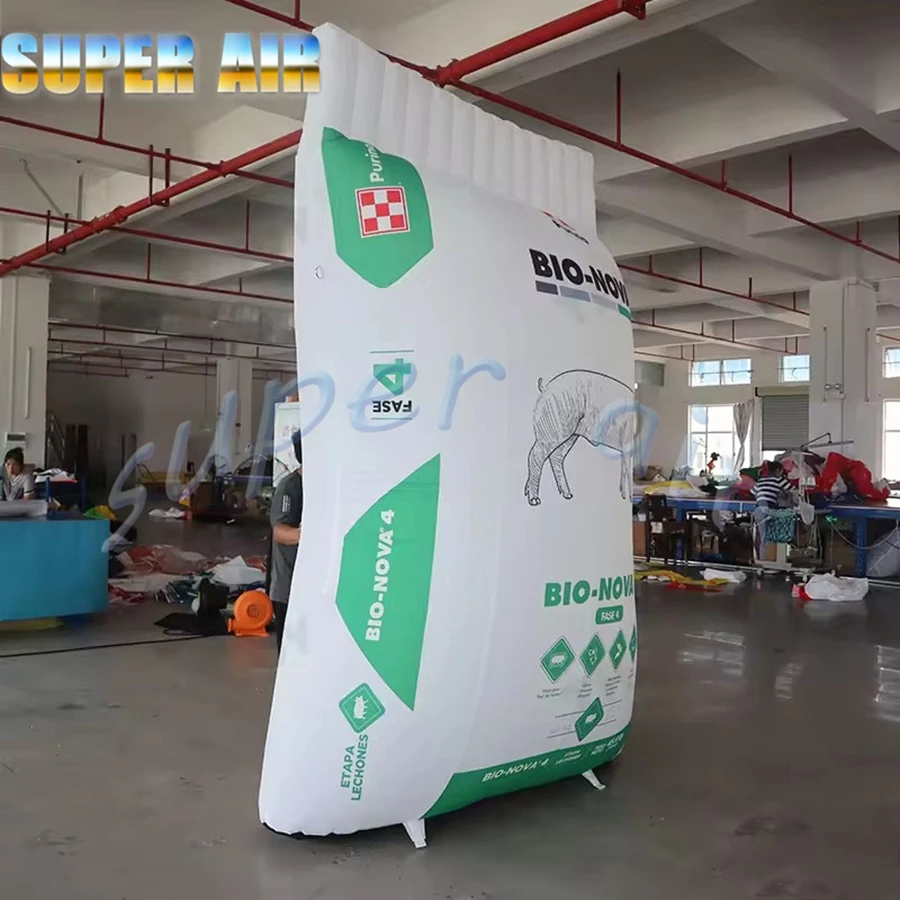 Do użytku komercyjnego reklamowy model ogromnego nadmuchiwanego worka z dmuchawą powietrza na sprzedaż