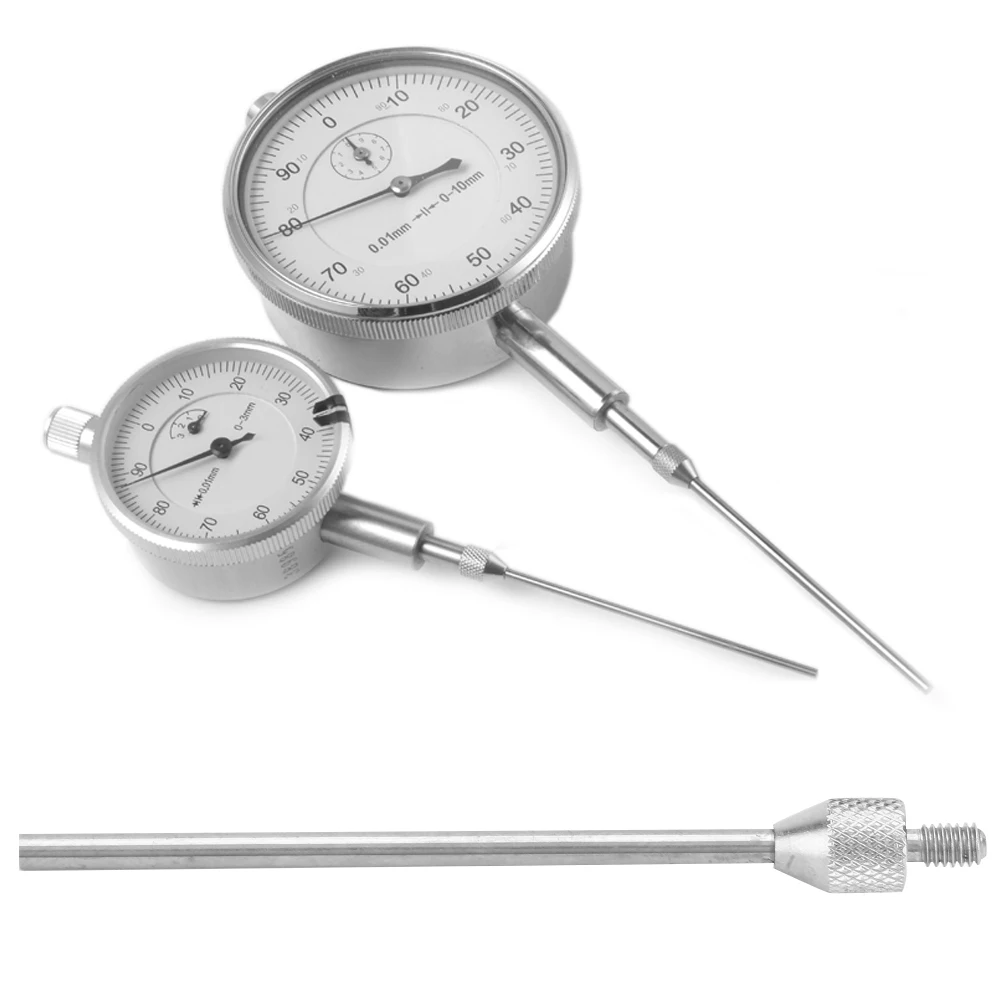 Gauge Needle M2.5 Flat Tungsten Steel Gauge Indicator Needle Point Contact Stem Rod M2.5 Gauge Stem Rod