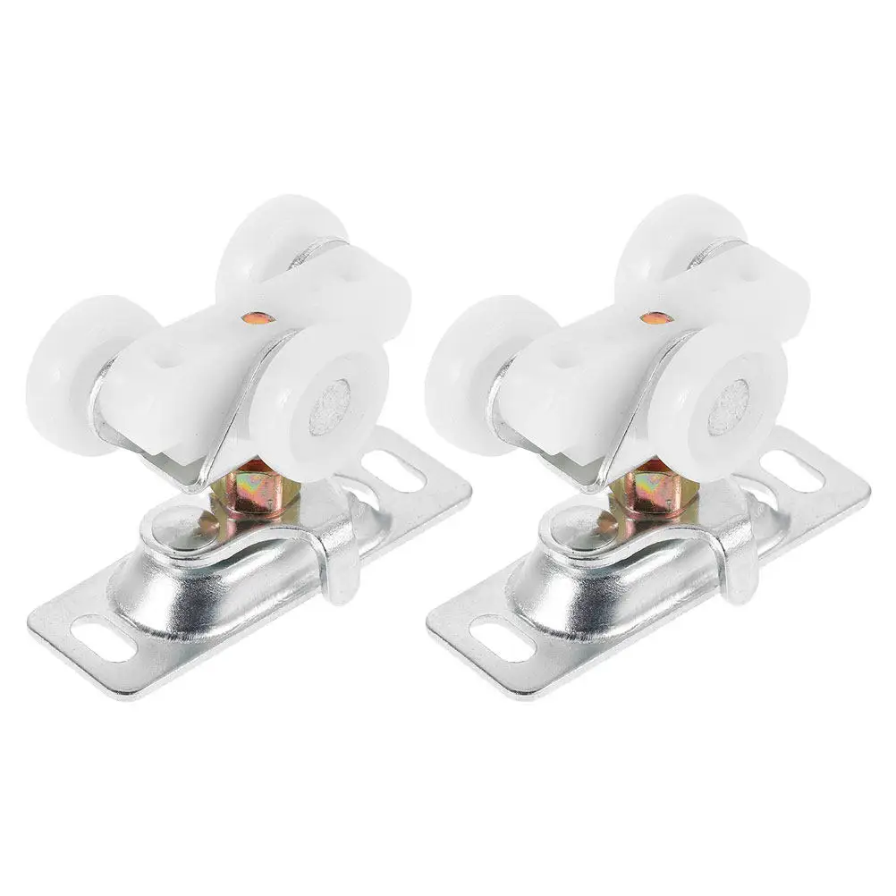 2Pcs Sliding Door Pulleys for Rv Camper Heavy Duty Replacement Wheels Quiet Rolling Track Rollers Smooth Operation