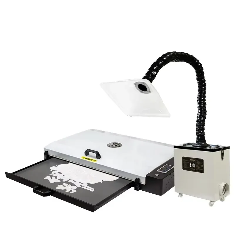 60cm DTF Film Oven A2 A3+ Direct Film Curing Dryer White Textile Ink Manual for DTF Printer Hot Melt Powder Baking Machine