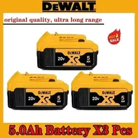 Batería MAX 100% Original 20V6.0Ah 5Ah. Reemplazo de herramienta eléctrica para DeWalt DCB181 DCB182 DCB200 DCB184 20V 6Ah 18 voltios 20v batería