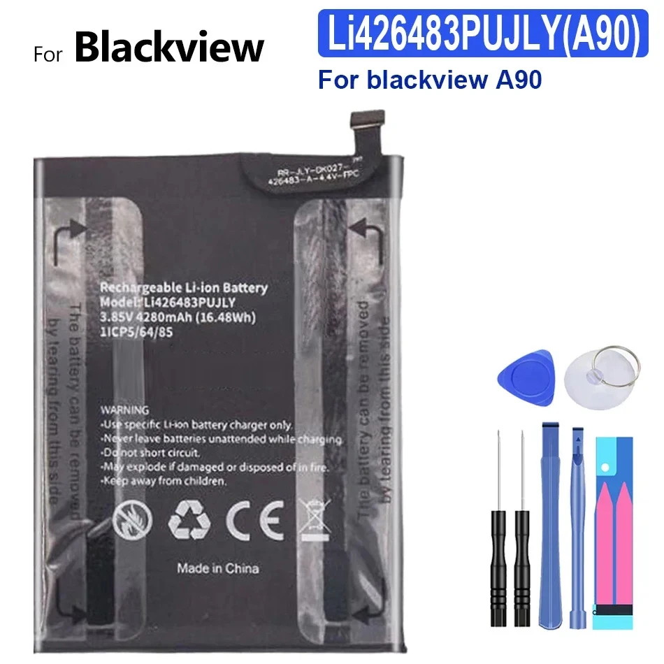 

Mobile Phone Battery Li426483PUJLY 4280mah for Blackview A90