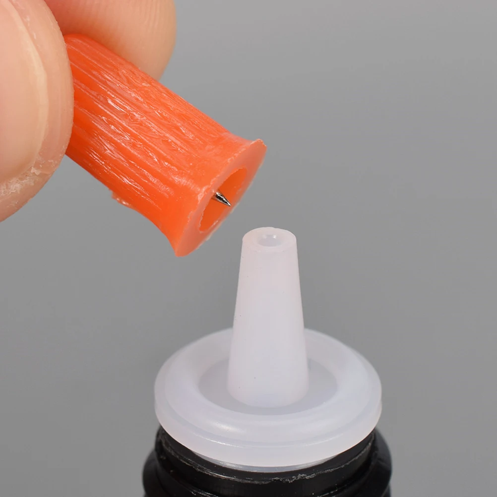 

100pcs Eyelash Glue Bottle Studs Durable Reusable Craft Tool Salon Professional Portable eyelash