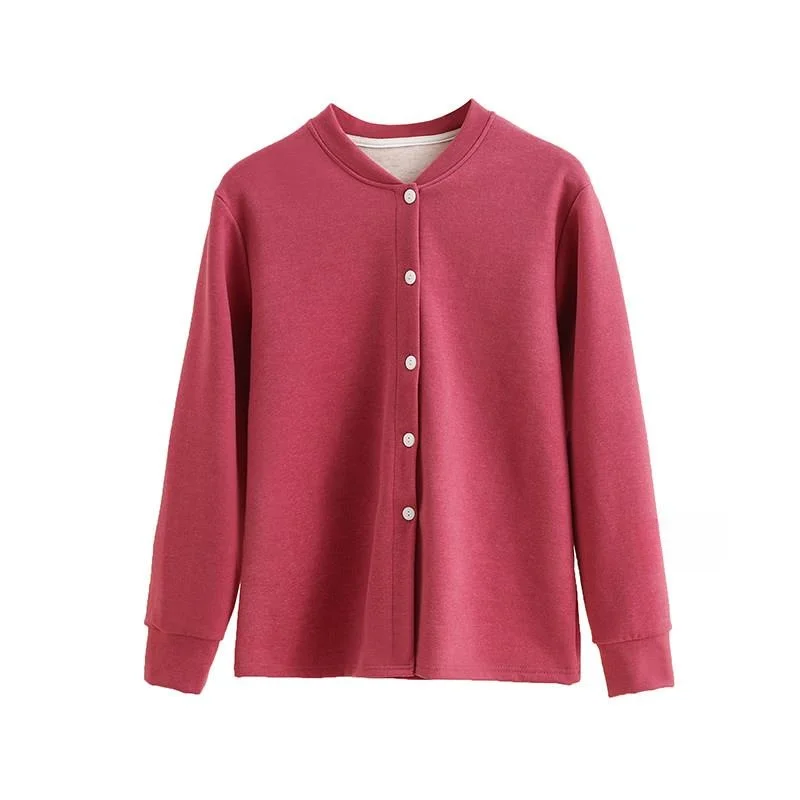 thickened-fluffy-women's-thermal-underwear-top-silk-heating-outerwear-autumn-clothes-inner-wear-cardigan-for-cold-prevention