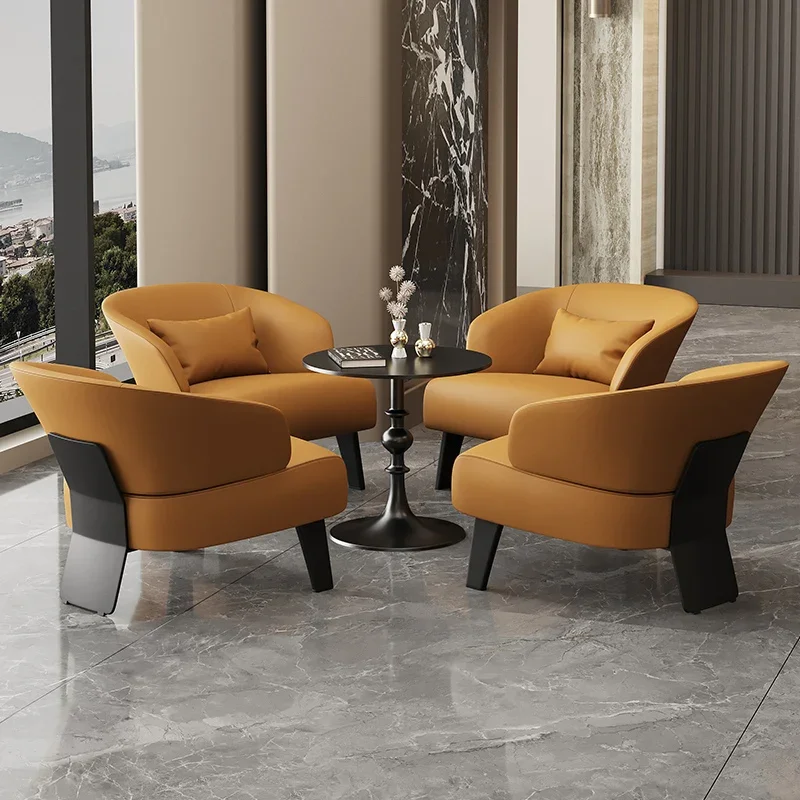 Comfy Trending Living Room Chairs Rocking Wooden Single Accent Chairs Living Room Ergonomic Century Relax Sessel Furniture Home