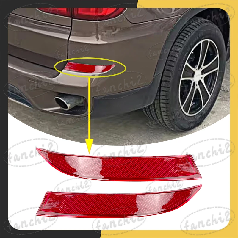 Car Accessories Rear Bumper Reflector Light Strip 63147240997 63147240998 For Bmw X5 E70 LCI 2011-2013 High Quality