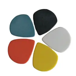 Derlin Guitar Pick, JAZZ III Shape, No Logo, Delrin, 25x22cm, 100Pcs, Good Quality