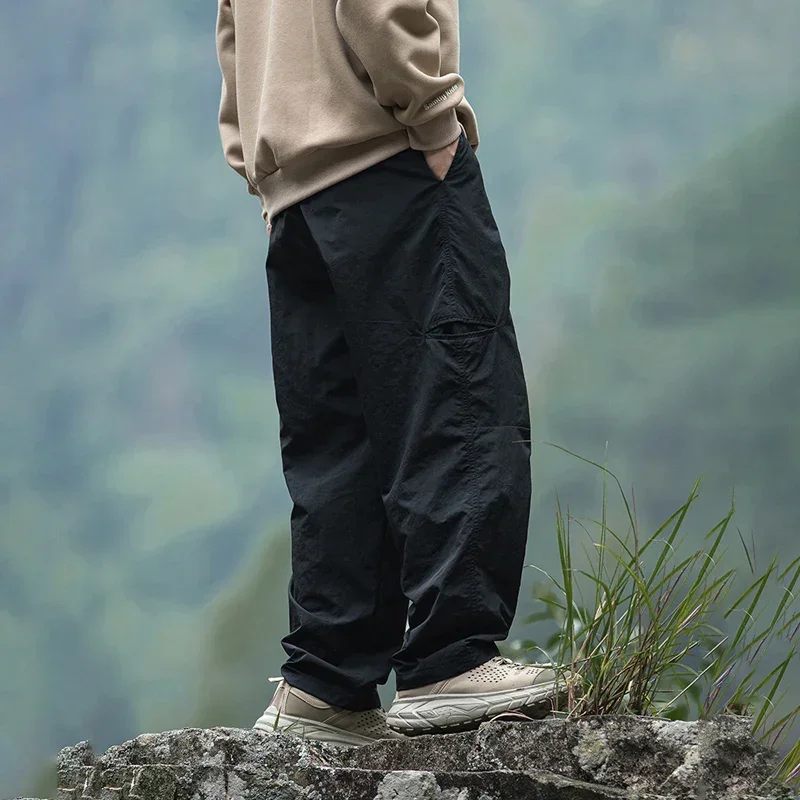 Autumn Cargo Pants Men 2025 Safari Style Solid Double Side Pockets Men Pants Outdoors Tourism Men Clothes