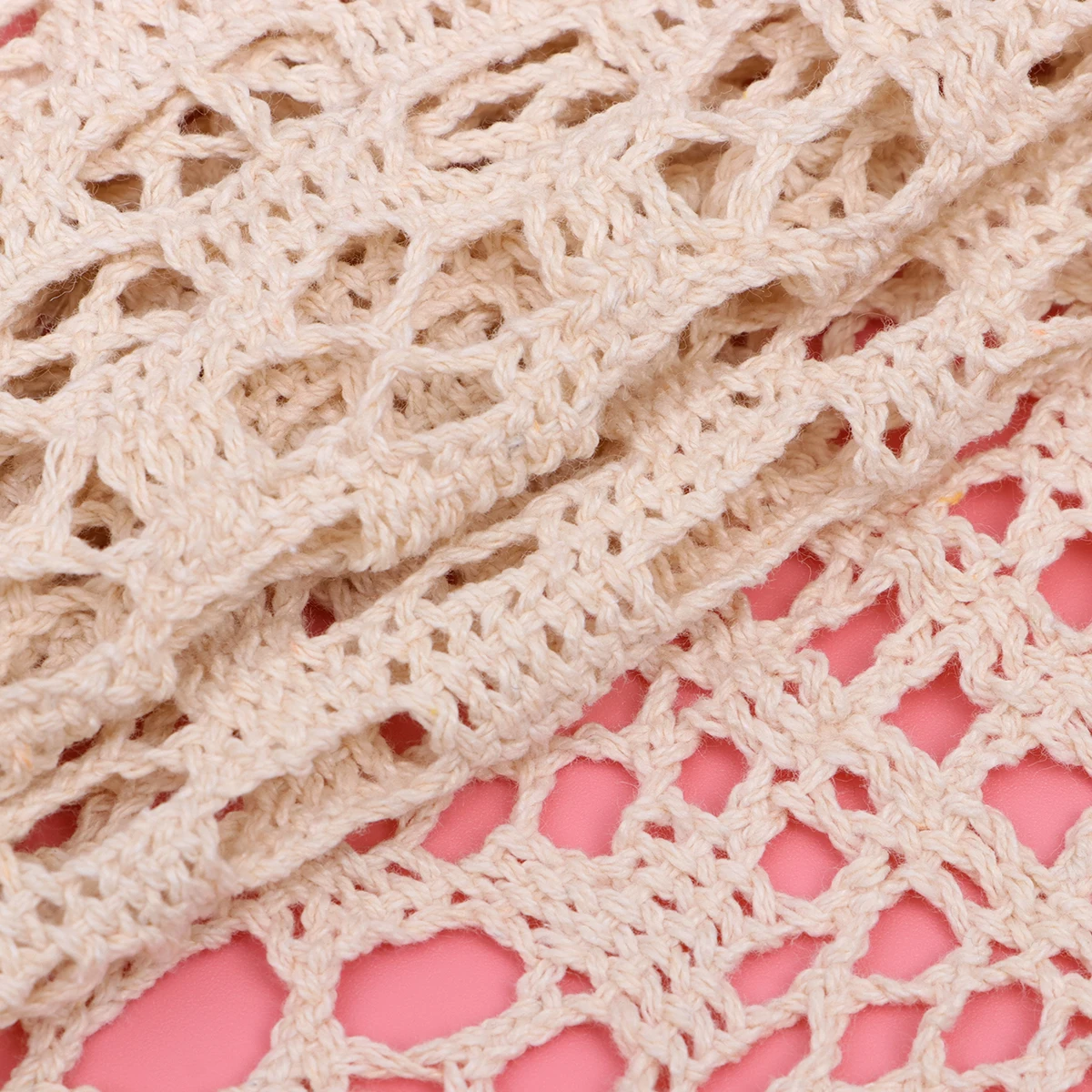 

Rustic Table Runner Crochet Placemat Luxury Cover Tassel Design Fits Home Hotel St Decor Lace Mat Wedding Party