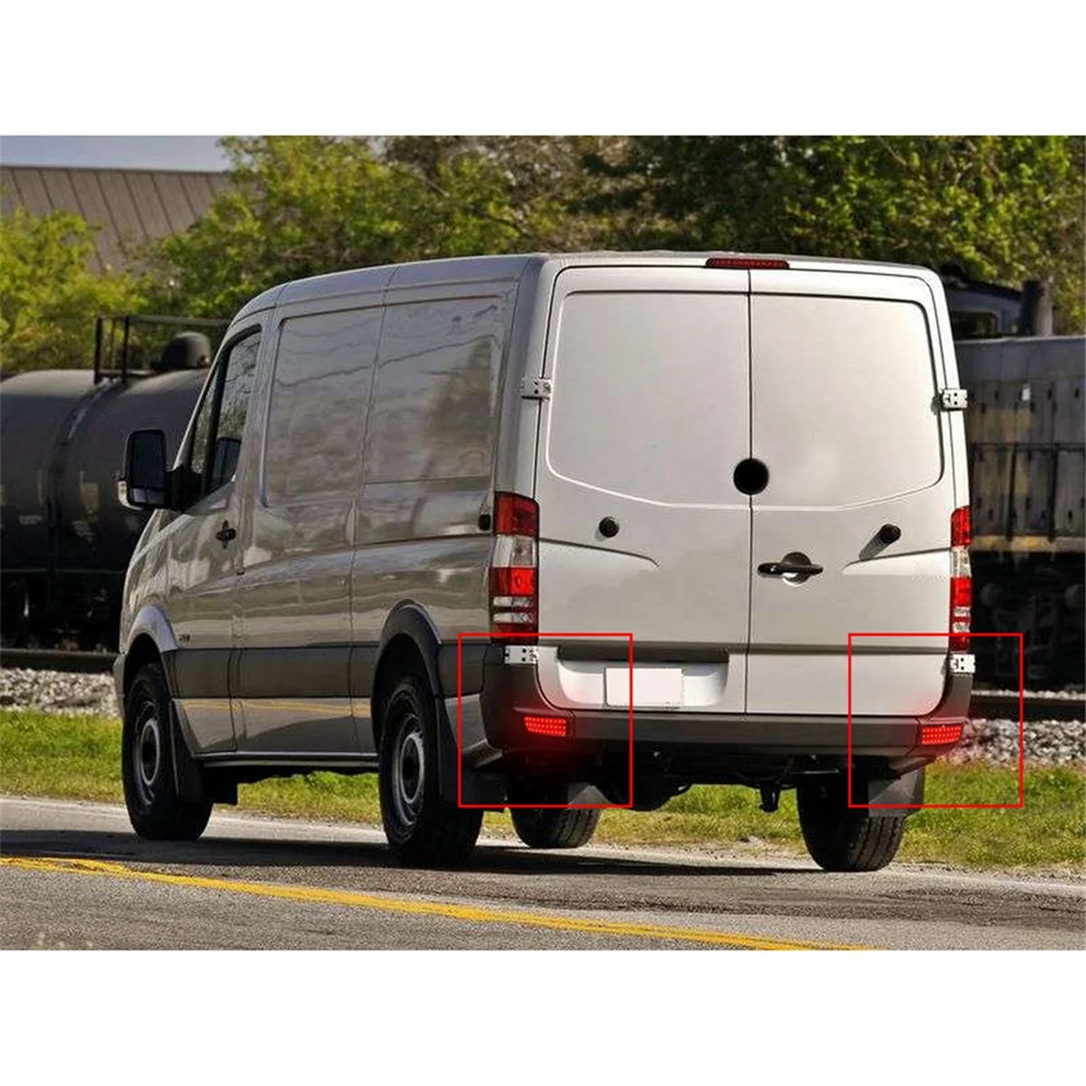 

Superior-Car Rear Bumper Reflector Lights Rear Brake Lights A9068260140 for Mercedes-Benz W906 Sprinter Volkswagen CRAFTER