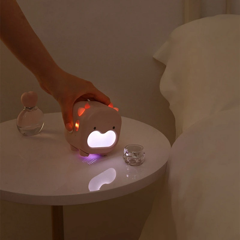 Nordic LED Night Light para o quarto das crianças, lâmpada de cabeceira, carregamento USB, Nightlight bonito