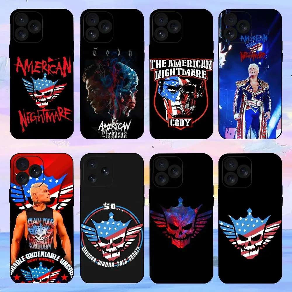 C-Cody R-Rhodes Phone Case For iPhone 15 14 13 12 11 8 Mini Xr Xs X Xsmax Pro Max Plus Shell