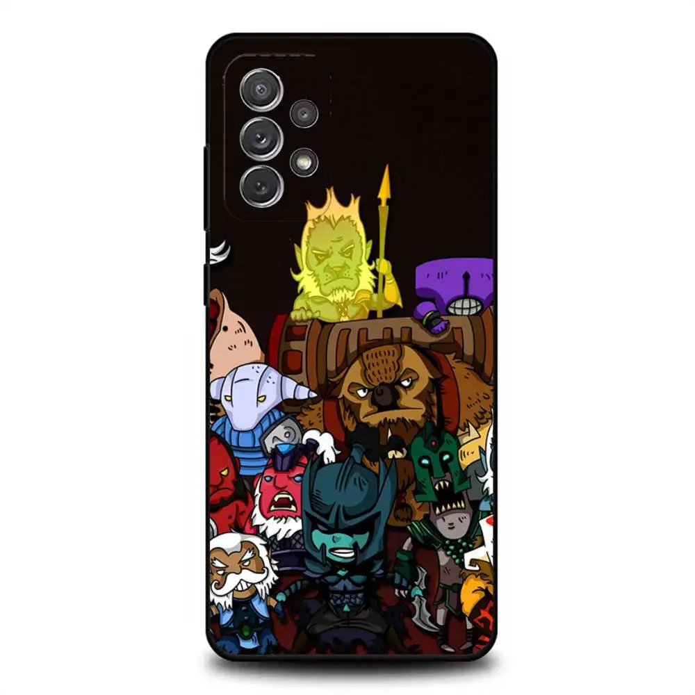 حافظة هاتف D-Dota 2 الرائعة لهاتف سامسونج S25، S24، S21، S22، S23، S30، Ultra، S20، Plus، Fe، Lite، Note، 10,9,5G غطاء أسود #2