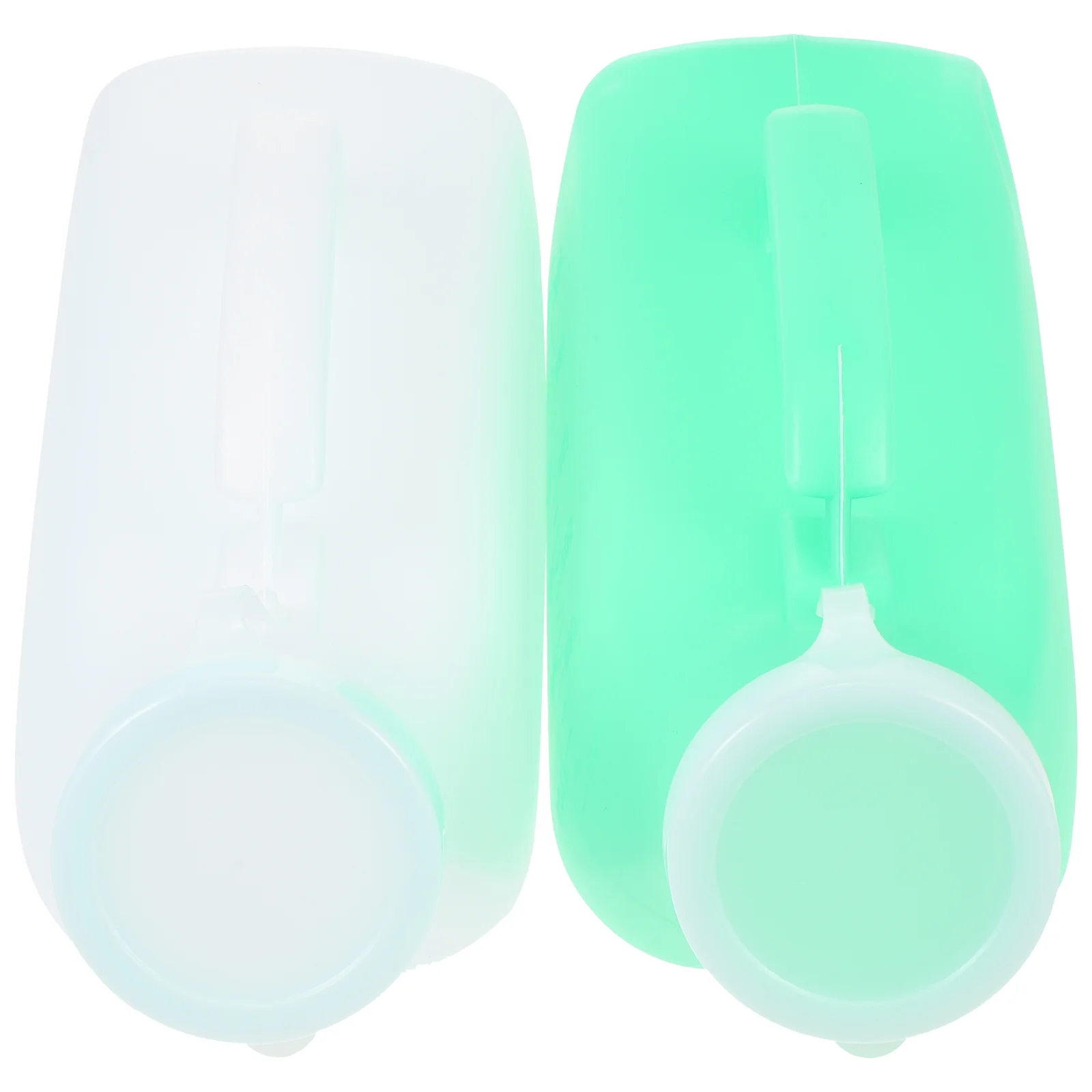 2 Pcs Men's Urinal with Pocket Lid Urine Collection Bottles The Cover Paralyzed Pp Plastic Baby Women's