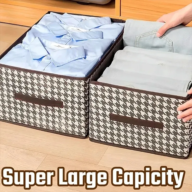 

Foldable Closet Washable Wardrobe Organizers Thicken Clothes Organizer Pants Sweater Storage Cabinets Drawers Organizer
