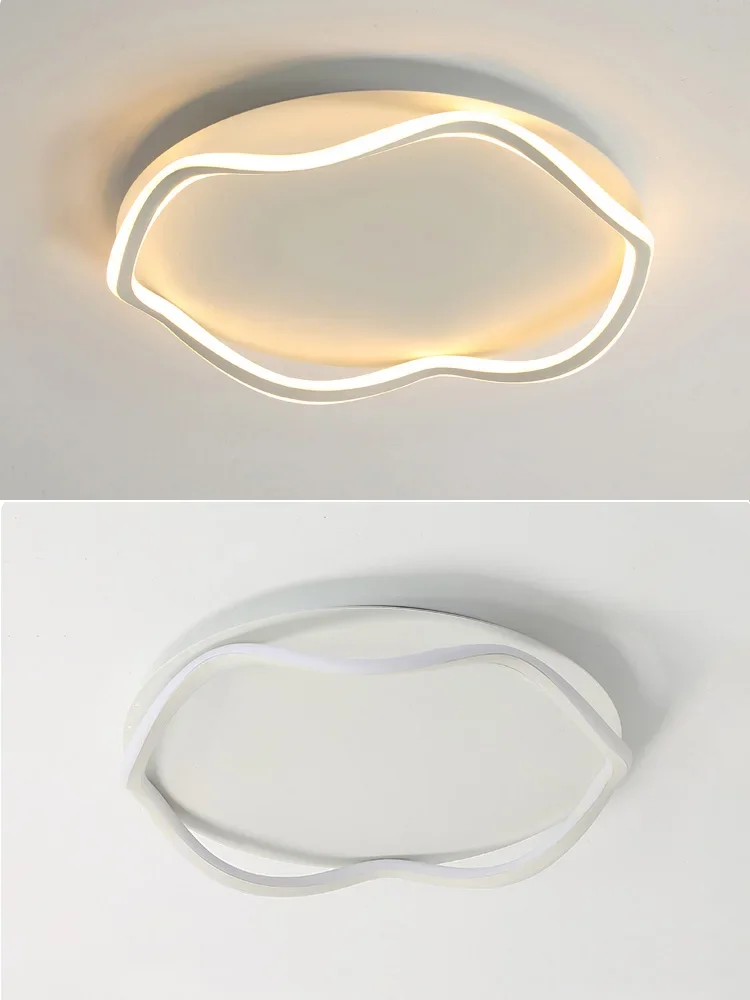 Imagem -05 - Simples Moderno Led Lâmpadas de Teto do Quarto Lâmpadas Criativas Minimalistas Quarto Principal Novo Estilo Ins Estilo 2024