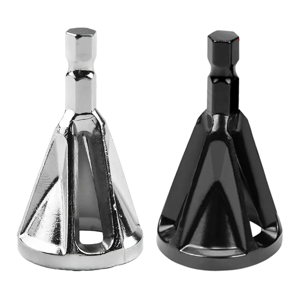 Remove Burr Chamfer Tool 1/4\\\'\\\' Hex Shank 2pcs CR12MOV Chamfer Tool Deburring External Drill Bit High Hardness