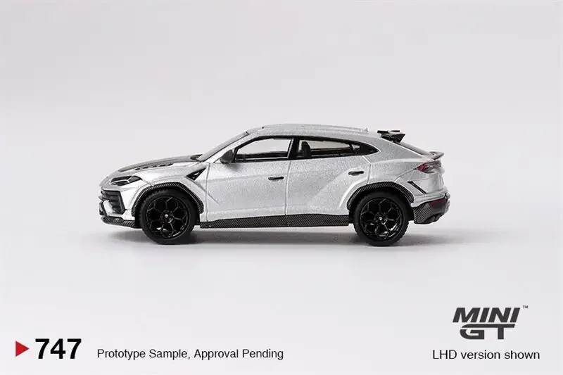 MINI GT 1:64 Urus Performante Grigio Nimbus Silver LHD Diecast Model Car