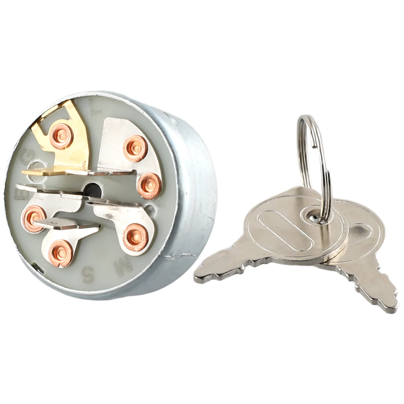For Ignition Starter Switch for Ride On Tractor Mower Comes with 2 Keys Fits 7250267A and Other Compatible Models