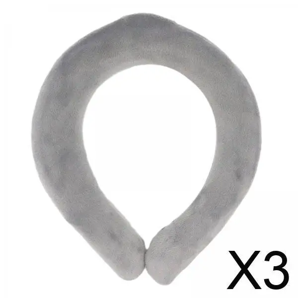 

Soft Plush Neck Heat Ring Hands Free Portable Neck Warmer Reusable Wrap for Winter Outdoor Use