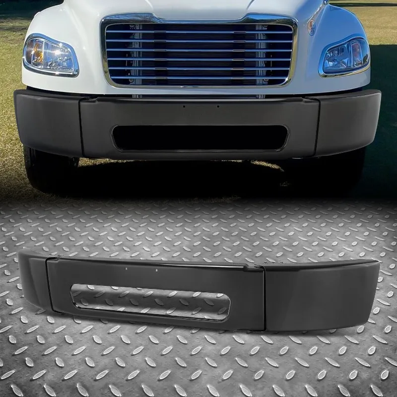 US For 03-21 Freightliner M2 112 106 Business Class Front Bumper Face Bar Black