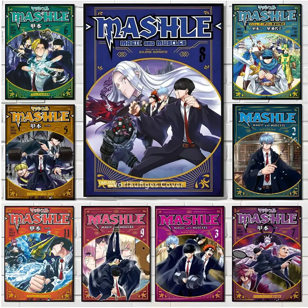 

Anime M-Mashle Magic and Muscles Poster HD art poster for home living room bar office decoration sticky, waterproof