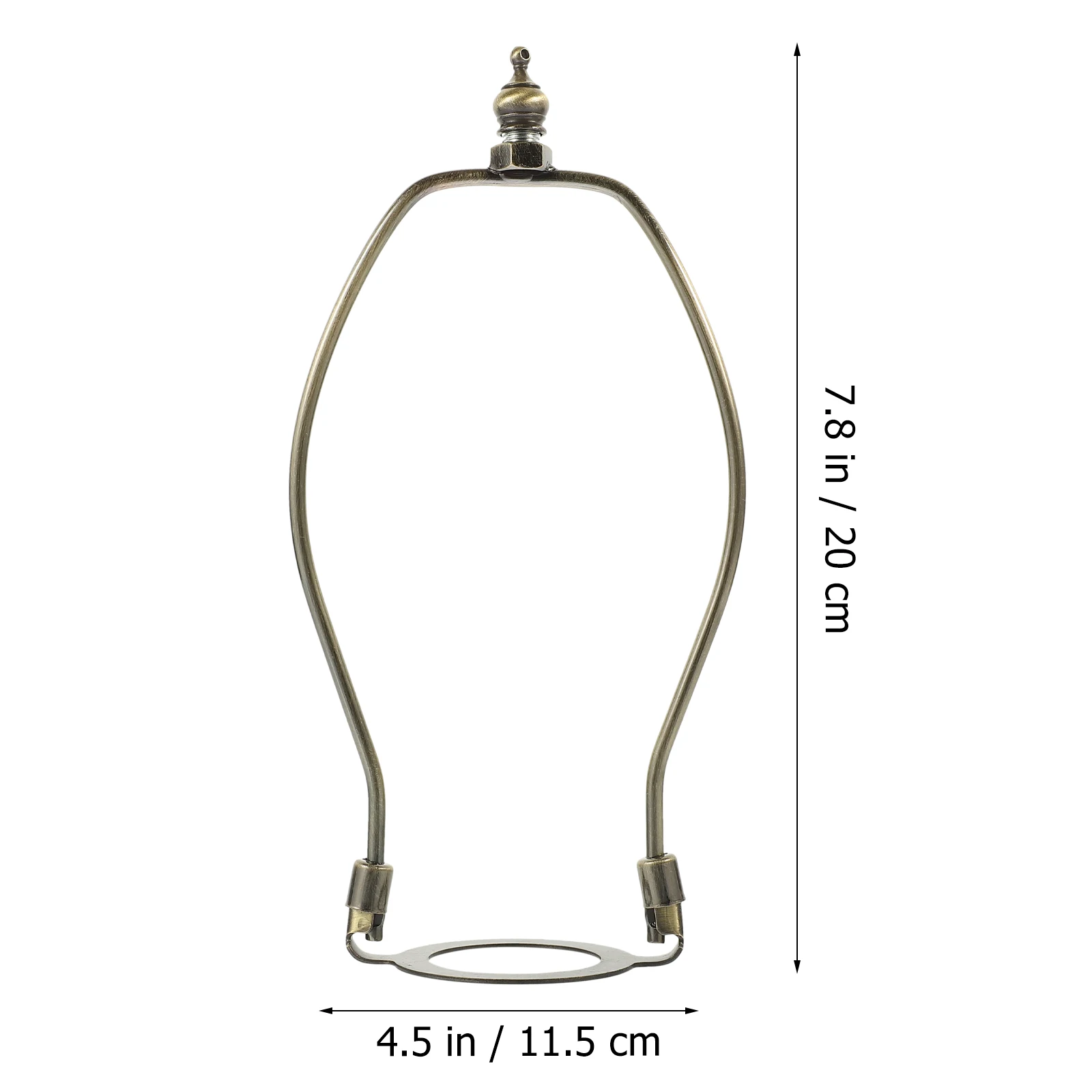 

2 Pcs Lamp Shade Floor Shades for Lamps Lampshade Holder Bracket Alloy Harp Parts