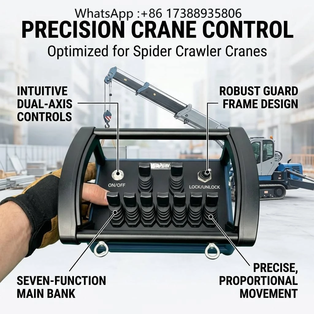Customizable Industrial Wireless Hydraulic Remote Controller From Source Factory for Hydraulic Engineering Equipment