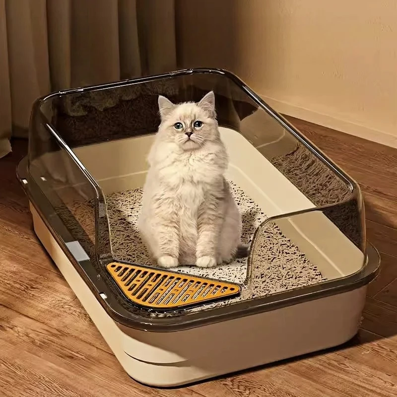 Closed Castle For Cats Toilet Hiding Litter Box Large Training Drawer Litter Box Defecation Arenero Gato Household Products