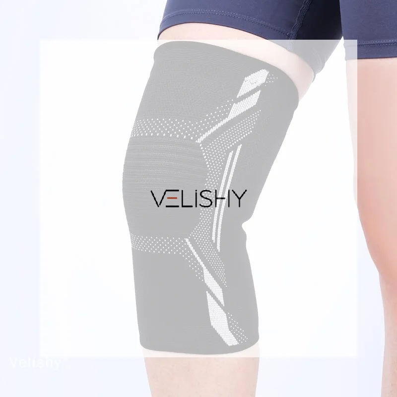 Brace/Knee Support With Anti-Slip Silicone Thick And Soft Fabric Protects And Reduces Knee Pain During Exercise Knee