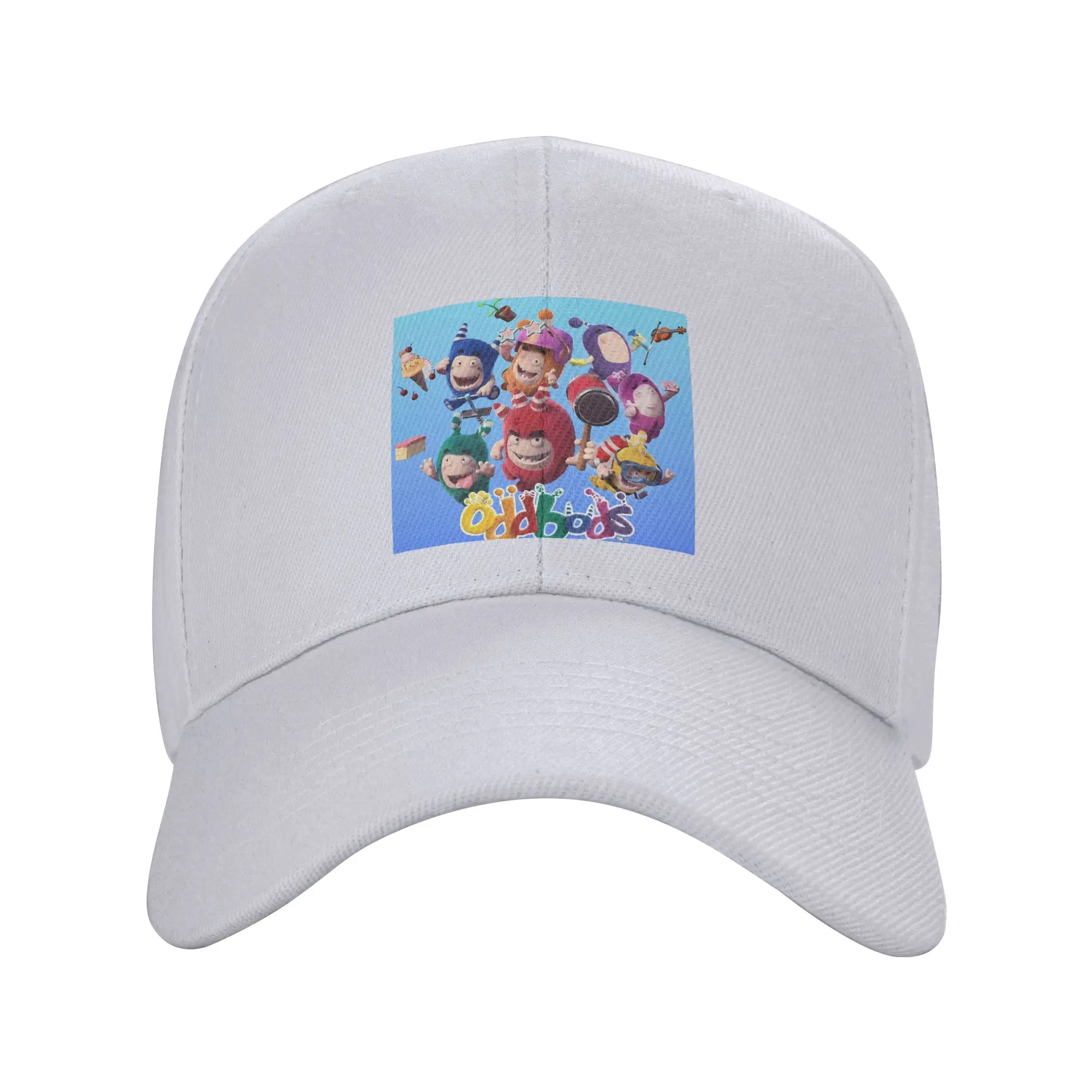 Fashion Oddbods TV Animation Curved Brim Baseball Cap Collegiate Style Hat Men