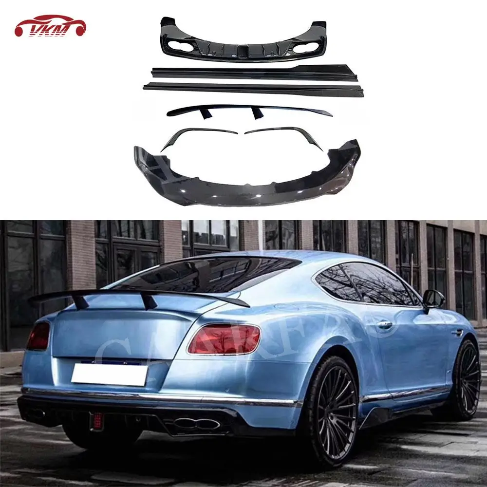 

Carbon Fiber Body Kits for Bentley Continental 2015-2017 ST Style Front Lip Rear Spoiler Side Skirts Trunk Rear Wing